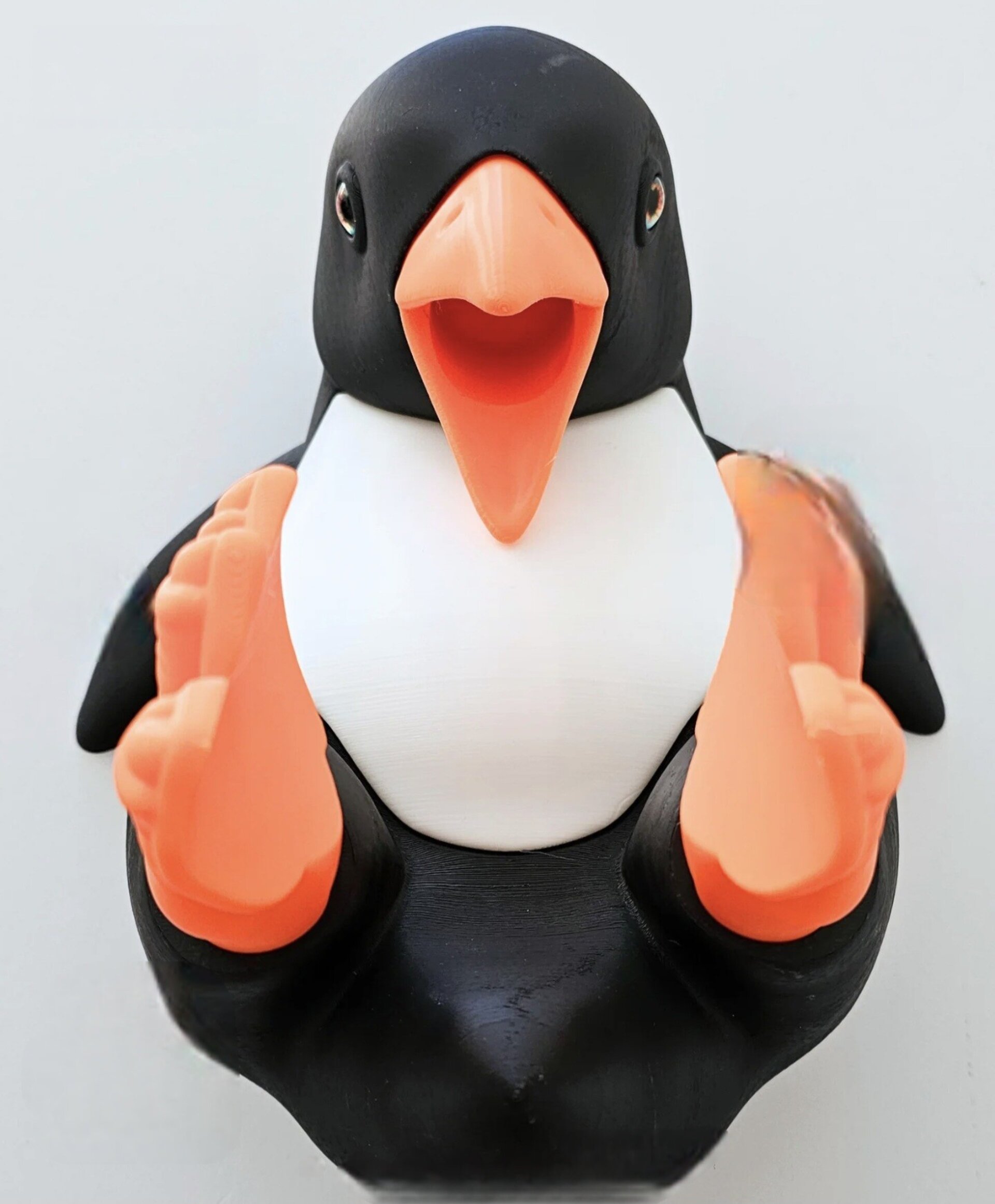 Soporte de Vino "Pingüino Sediento" – Diseño Exclusivo de IK3D - 3